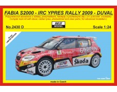 Kit – Fabia S2000 Rally Ypres  2009 - Duval - LIMITED EDITION